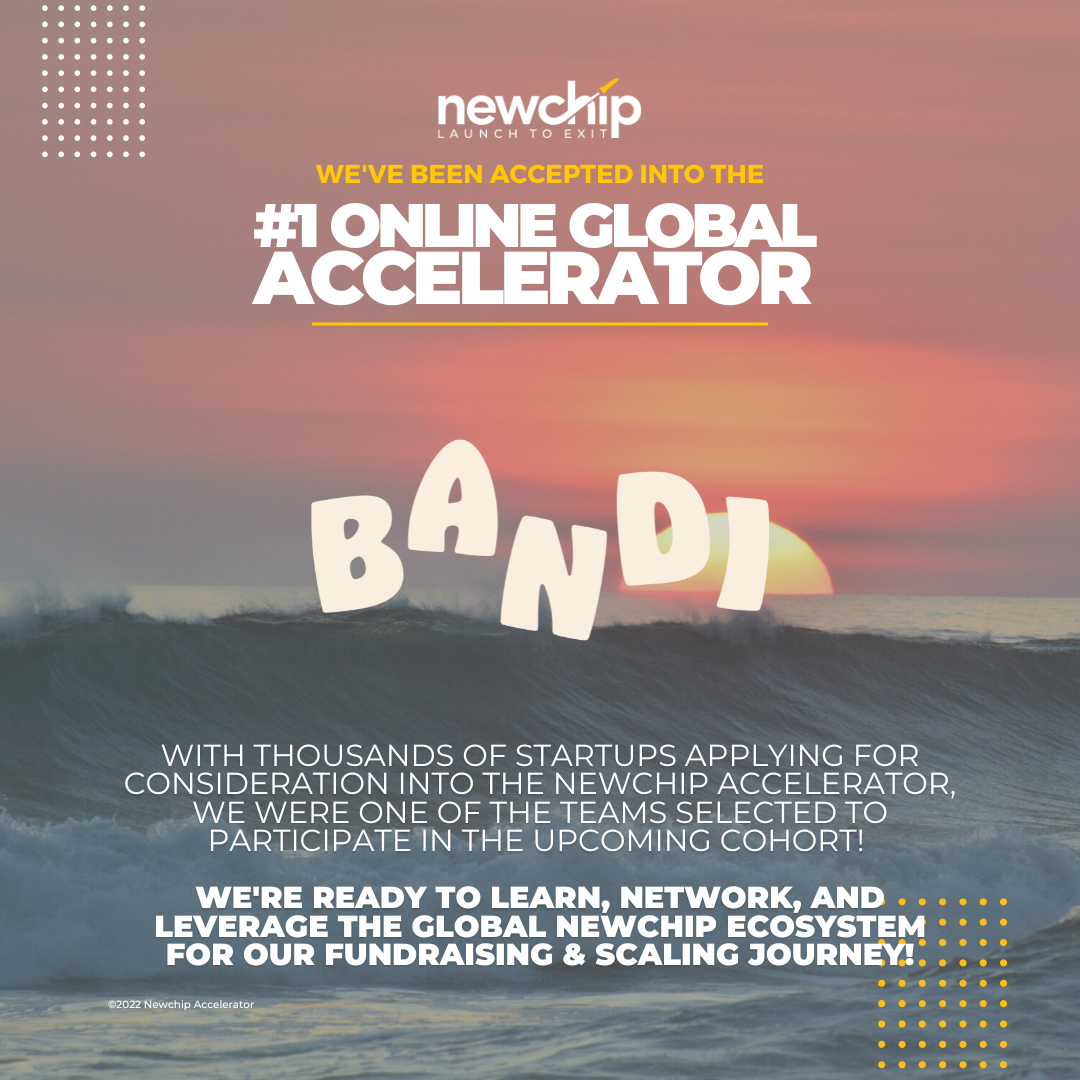 Bandi App Chosen for Newchip’s Intensive Global Pre-Seed Accelerator Program